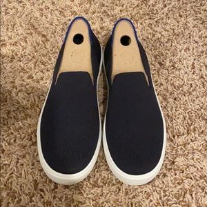 Navy Rothy’s slip on sneakers